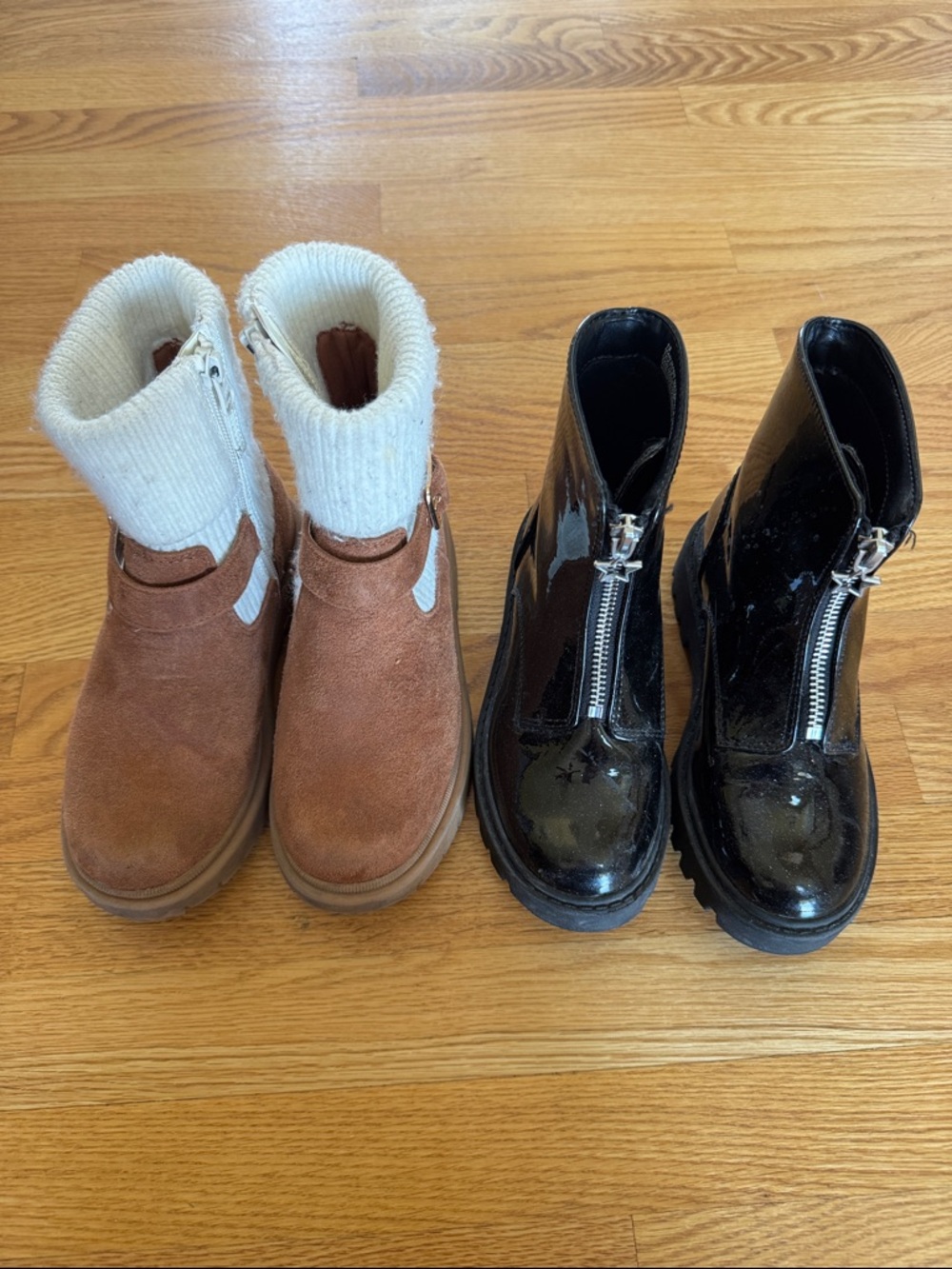 Kids Zip Boots Set